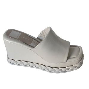 Dove vita  leather platform sandal size 9 (SH2)